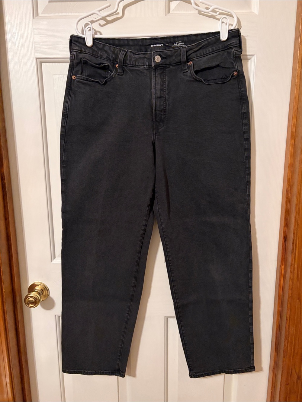 Old Navy Women’s High Rise O.G. Loose Black Jeans